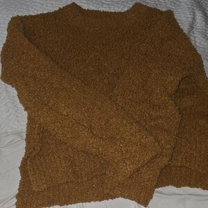 Cozy Dark Mustard Sweater